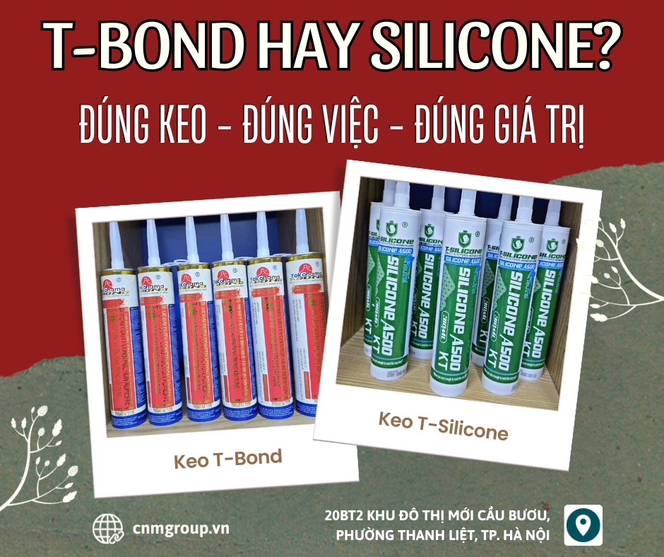 So sánh T-Silicone và T-Bond